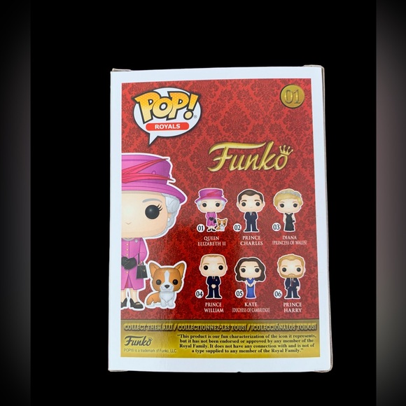New in Box 2018 Queen Elizabeth II & Corgi Funko Pop Royals British 🇬🇧 - Picture 5 of 7